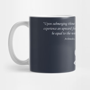 Satirical Archimedes - Dark Mug